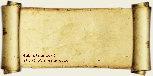 Nadja Milinković vizit kartica